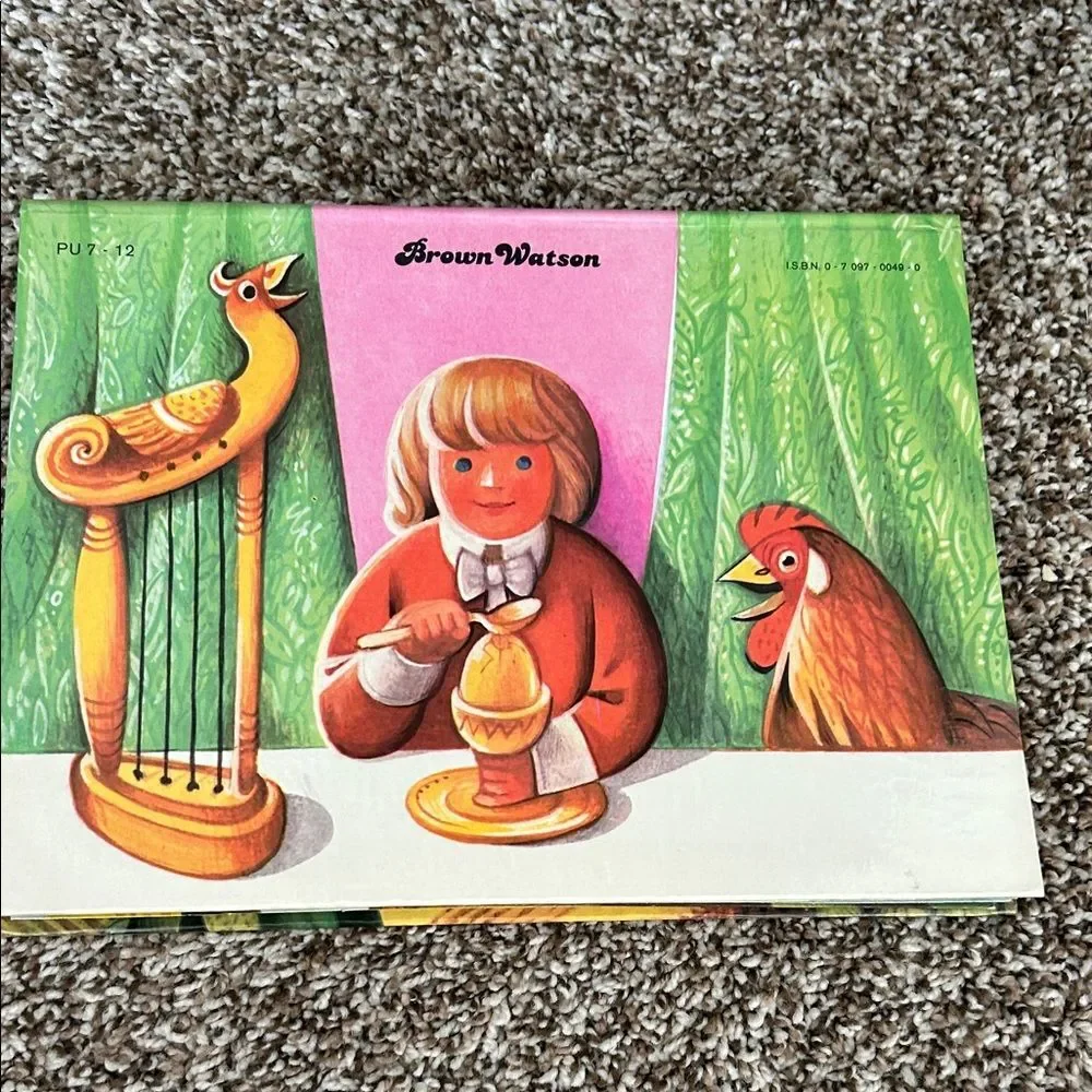 Vintage 70s Jack and the Beanstalk Kids Pop-Up Book - Pink & Green